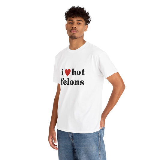 I Love Hot Felons T-Shirt