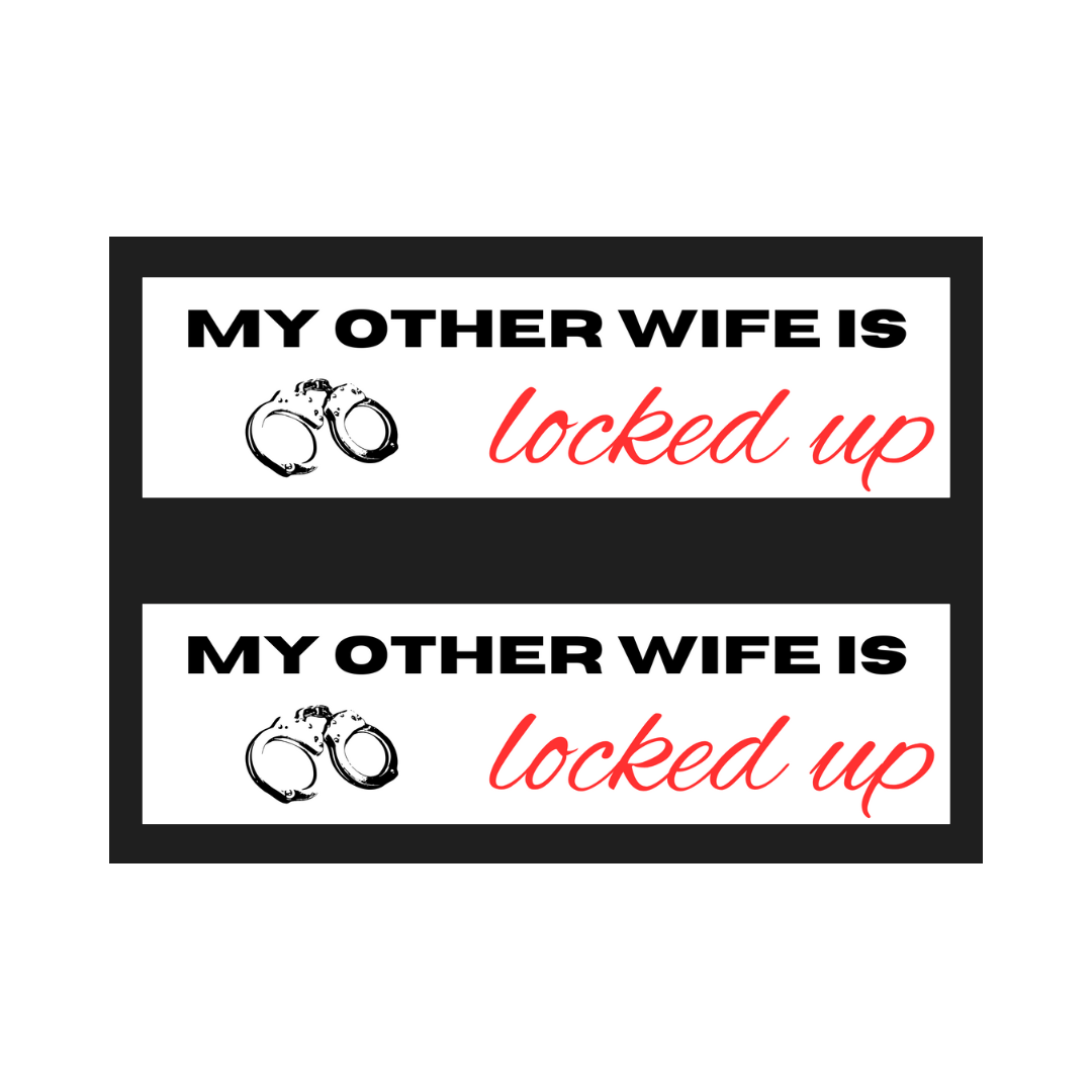 Other Wife Bumper Sticker 2 Pack